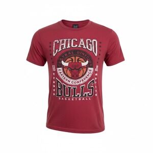 Chicago Bulls NBA Distressed Basketball T Shirt Men's Size S Ultra Game Graphic